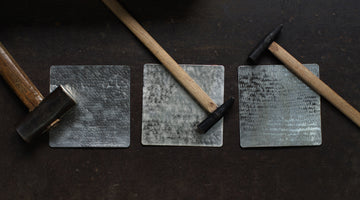 three kinds of bendable tinware is created by hammering